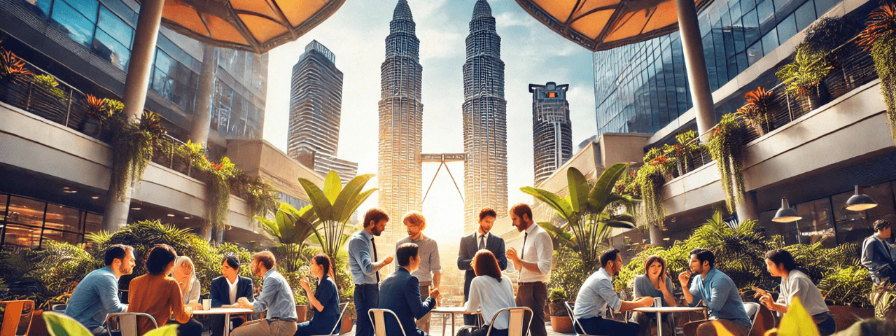 People collaborating at Growth Forum